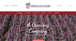 Desktop Screenshot of american-farms.com